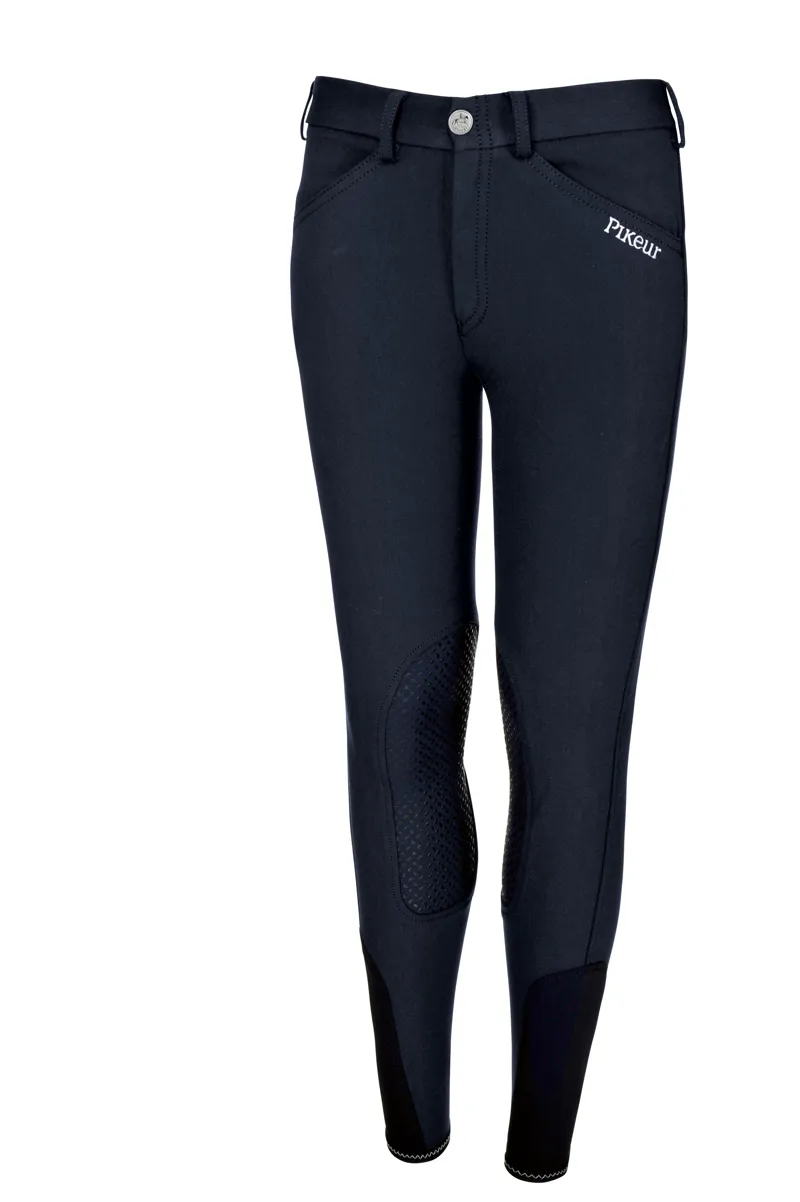 Pikeur Brooklyn Grip Childrens Breeches Night Blue