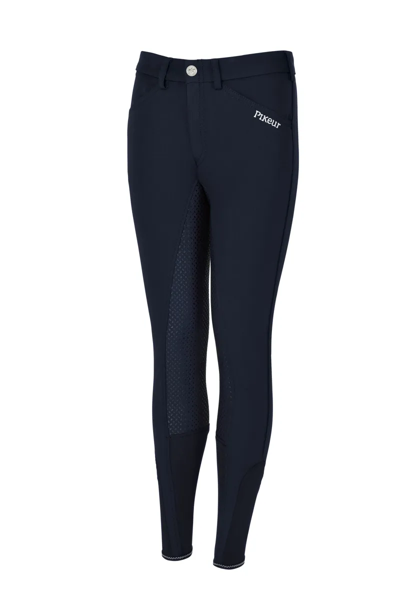 Pikeur Braddy Kids Full Grip Breeches Night Blue