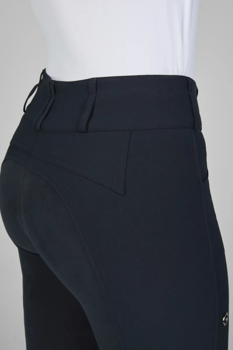 Pikeur NEW Candela Full Suede Seat Breeches - Dark Shadow-9