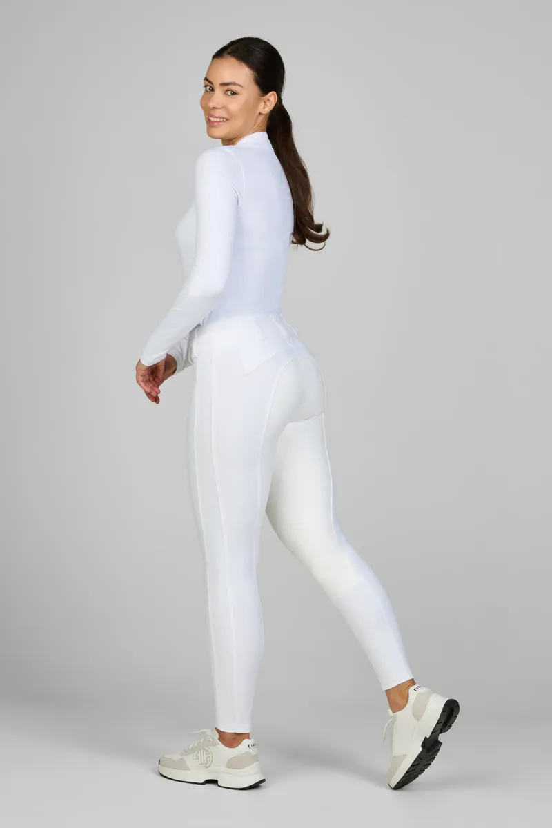 Pikeur NEW Candela Full Grip Ladies Breeches - White-3