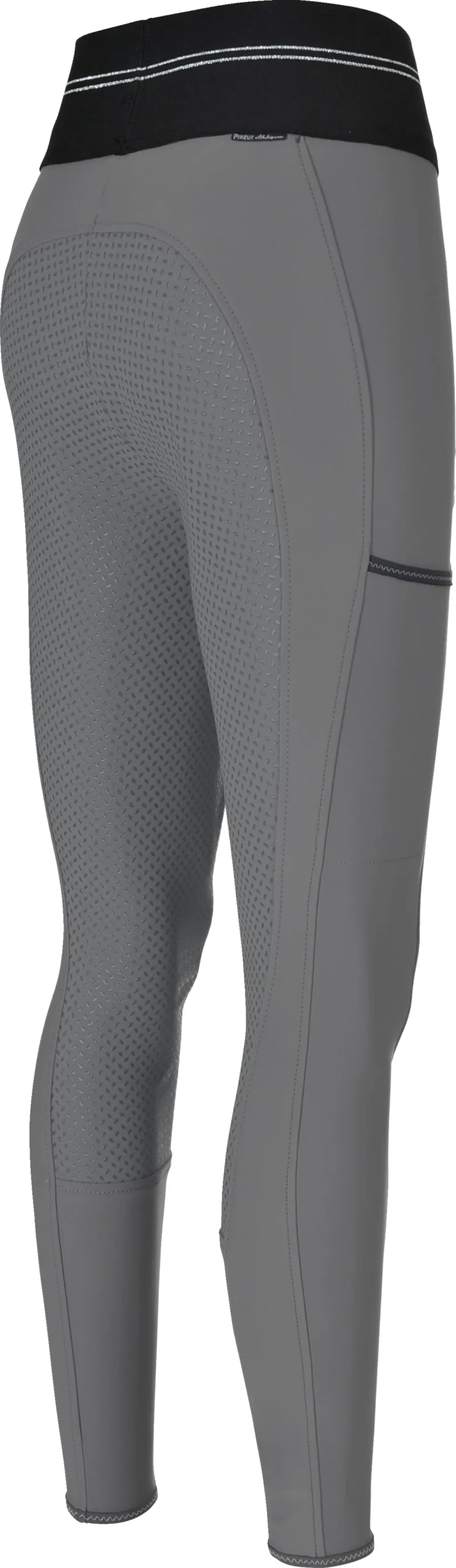 Pikeur Gia Womens Athleisure Grip Leggings Light Grey-1
