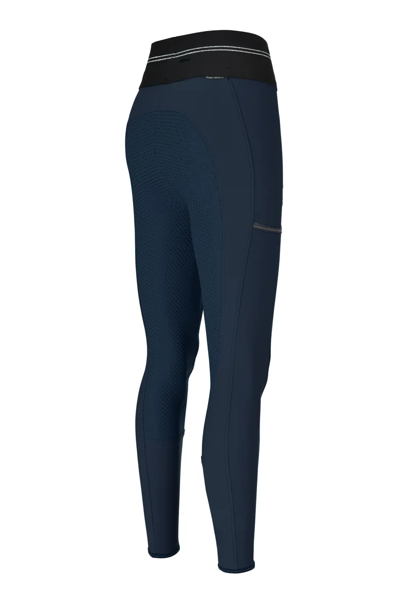 Pikeur Gia Womens Athleisure Grip Leggings Navy-1