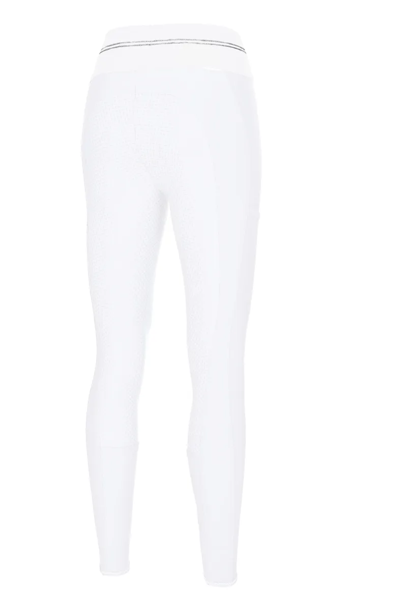 Pikeur Gia Womens Athleisure Grip Leggings White-1