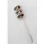 Otto Schumacher Crystal Trio Stock Pin  Topaz