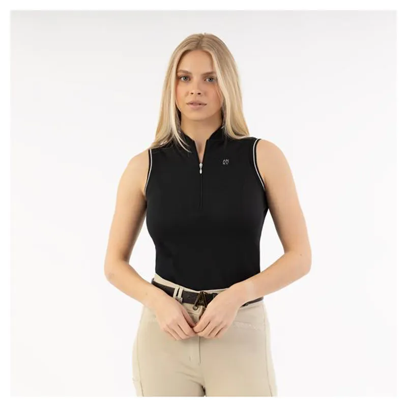 ANKY Sleeveless Polo Shirt ATC261202 Black