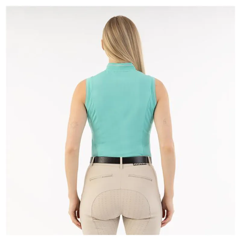 ANKY Sleeveless Polo Shirt ATC261202 Pool Blue-2