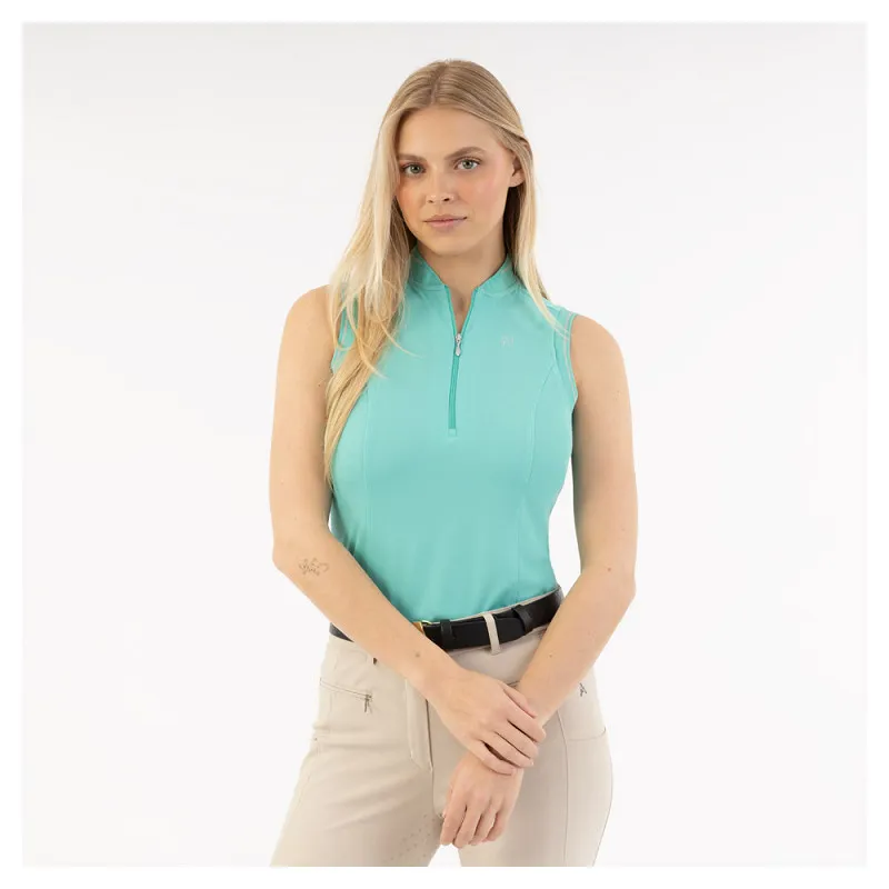 ANKY Sleeveless Polo Shirt ATC261202 Pool Blue