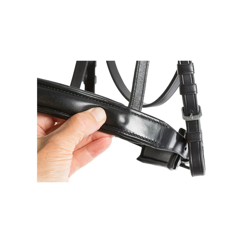 Kieffer Ultrasoft Sue Snaffle Bridle - Black-1