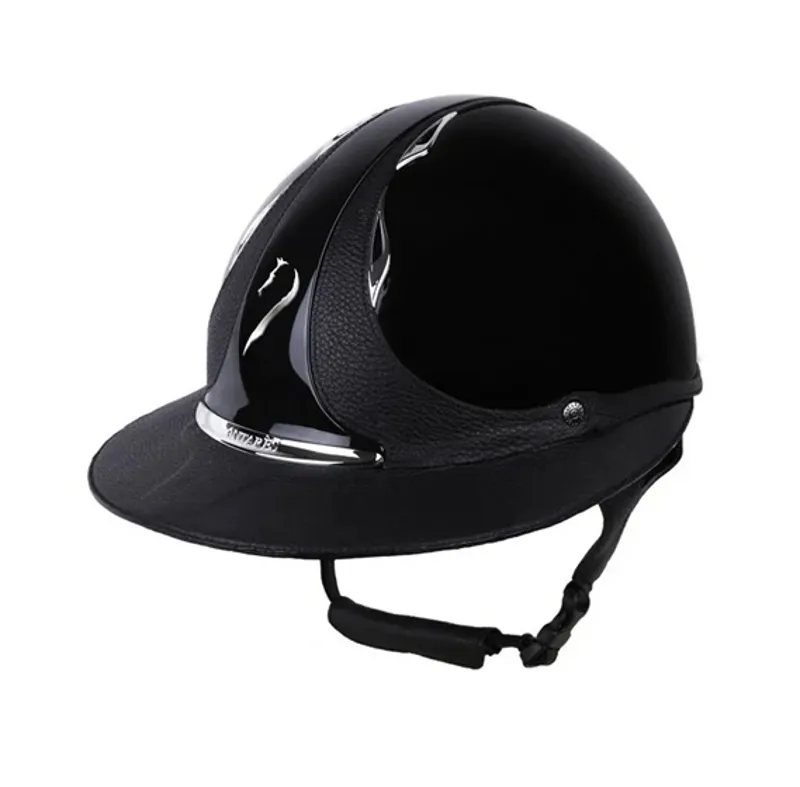 Antares Premium Glossy Eclipse Helmet Black-1