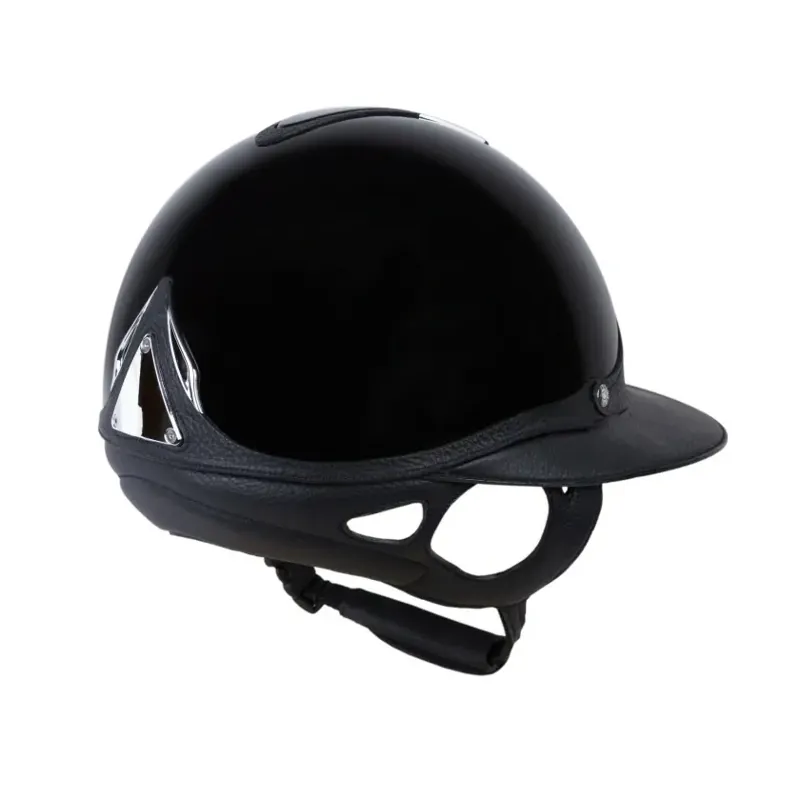 Antares Premium Glossy Eclipse Helmet Black Swarovski-2