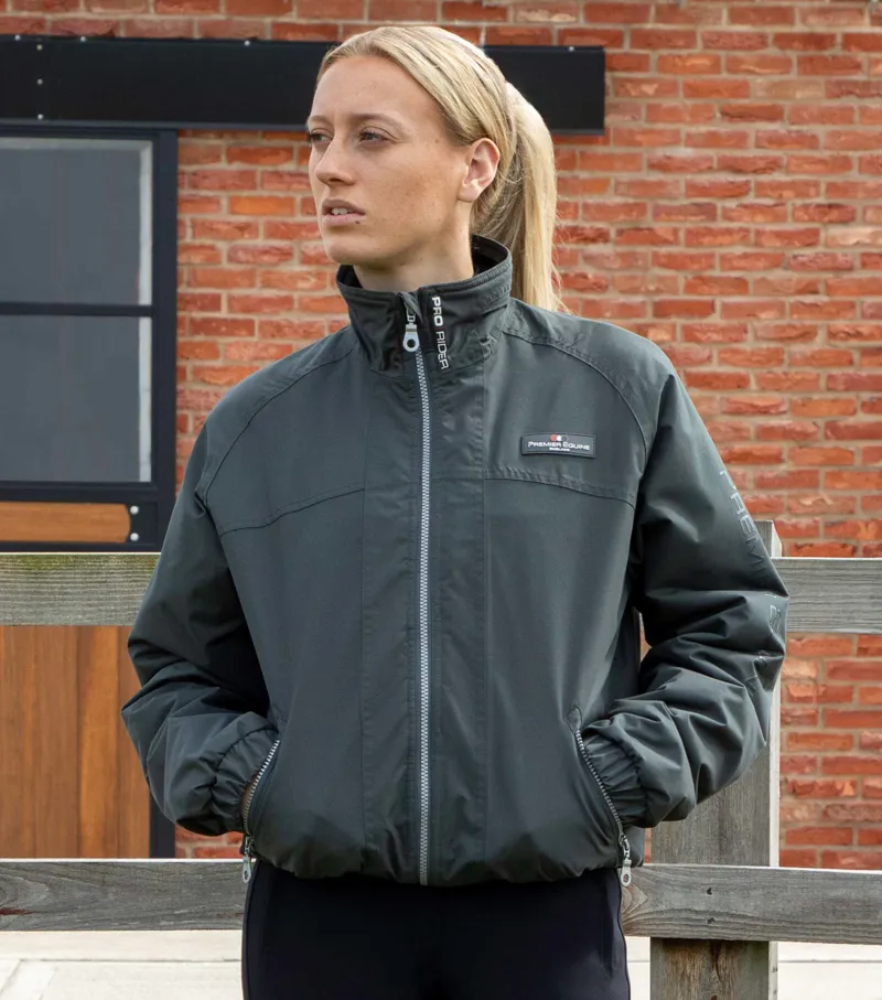 Pro Rider Unisex Waterproof Riding Jacket Anthracite Grey-12