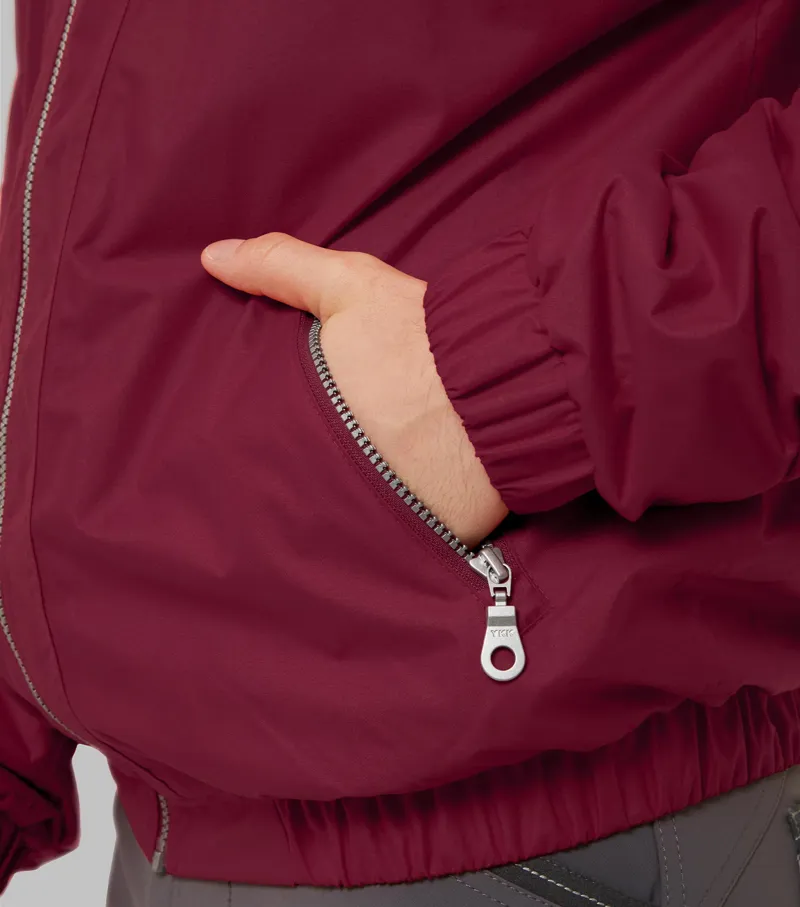 Pro Rider Unisex Waterproof Riding Jacket Wine-3