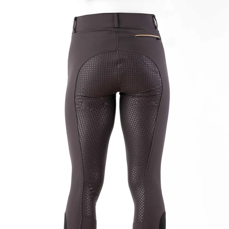 Agaso Full Grip Breeches - Anthracite-3