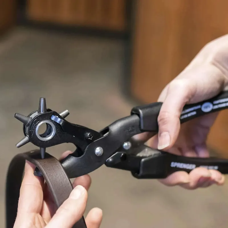 Sprenger Powerful Revolving Leather Hole Punch-1