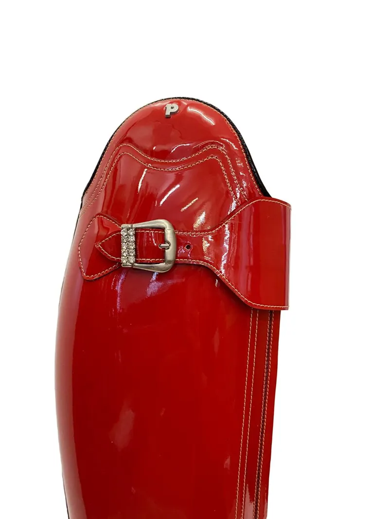 Petrie Rome Dressage Riding Boots - Red -1
