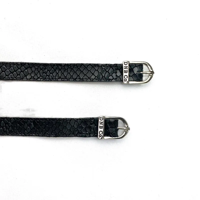 DeNiro Spur Straps Regal Black-1