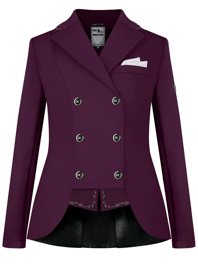 Fair Play Reiko Short Tail Competition Jacket - Royal Berry