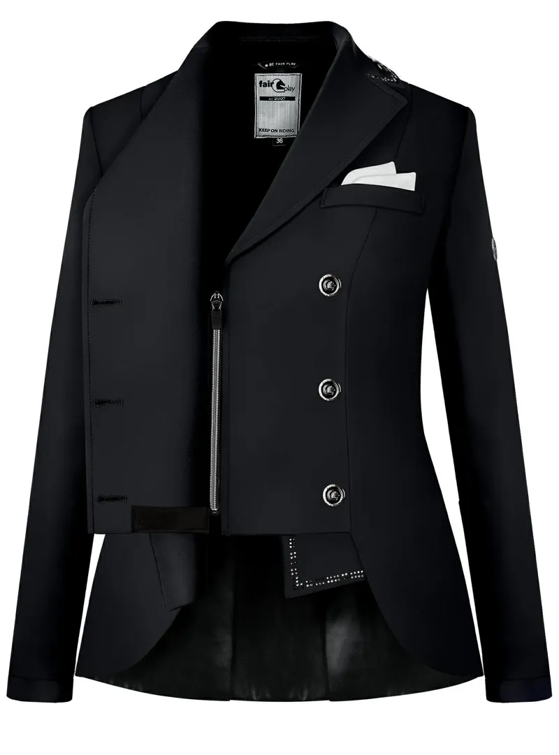 Fair play Reiko Short Tail Competition Jacket - Black-2