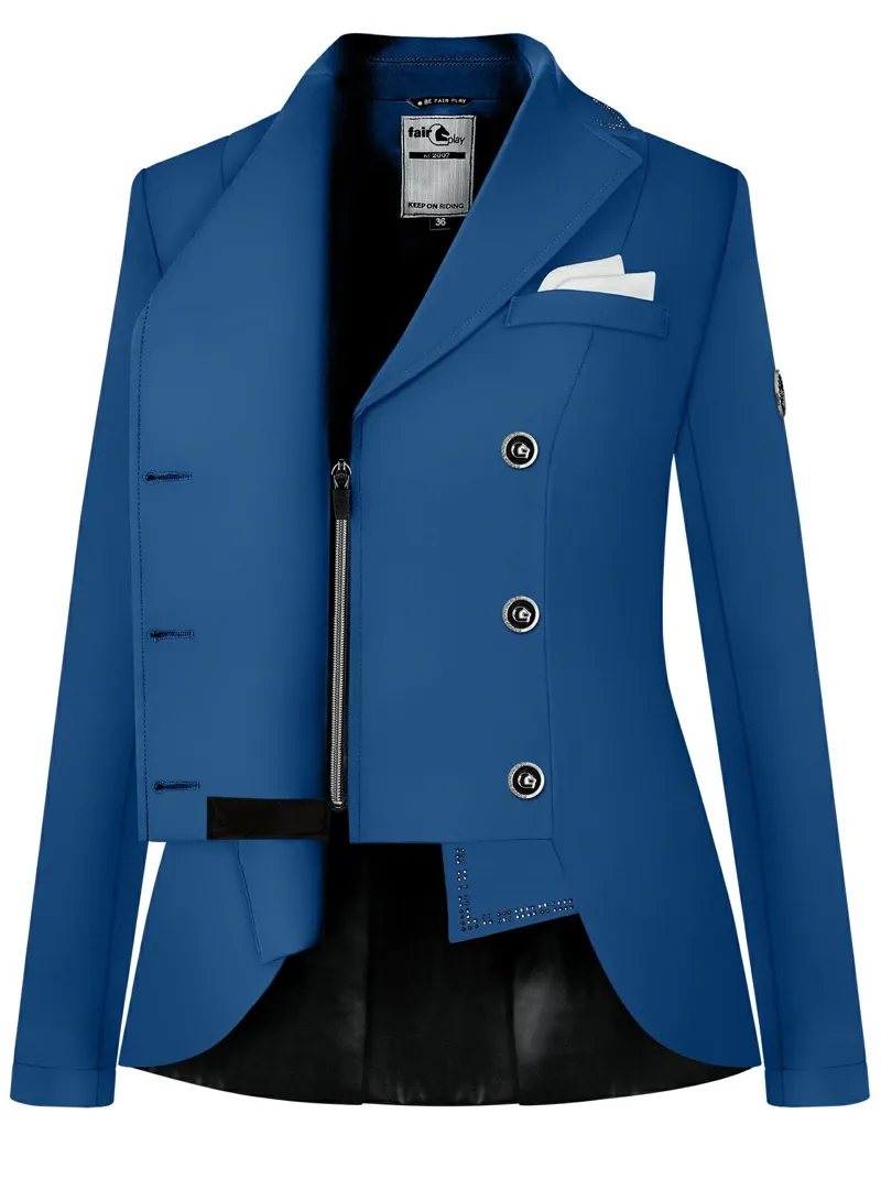 Fair play Reiko Short Tail Competition Jacket - Imperial Blue-2