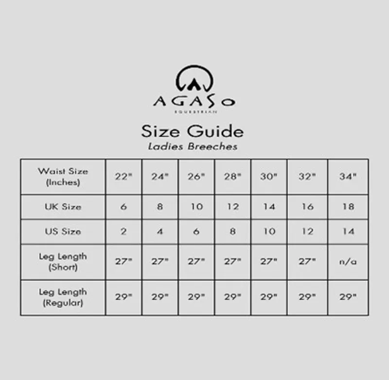 Agaso Full Grip Denim Breeches - Black-7