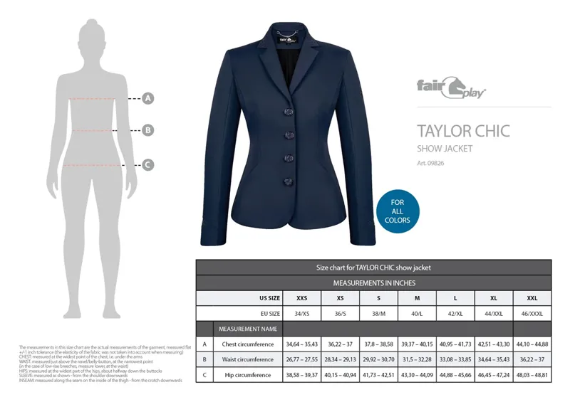 Fair Play Taylor Chic Comfimesh Competition Jacket Navy-2