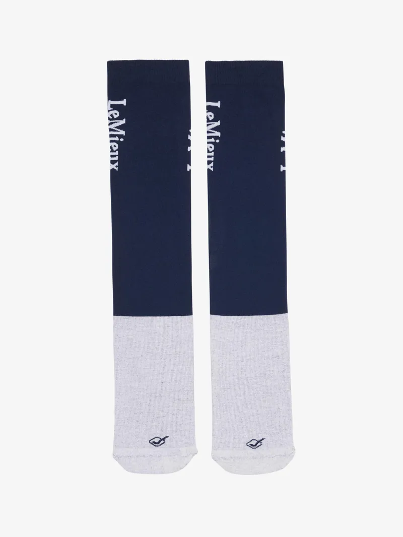 LeMieux Competition Socks 2 Pack - Navy-1