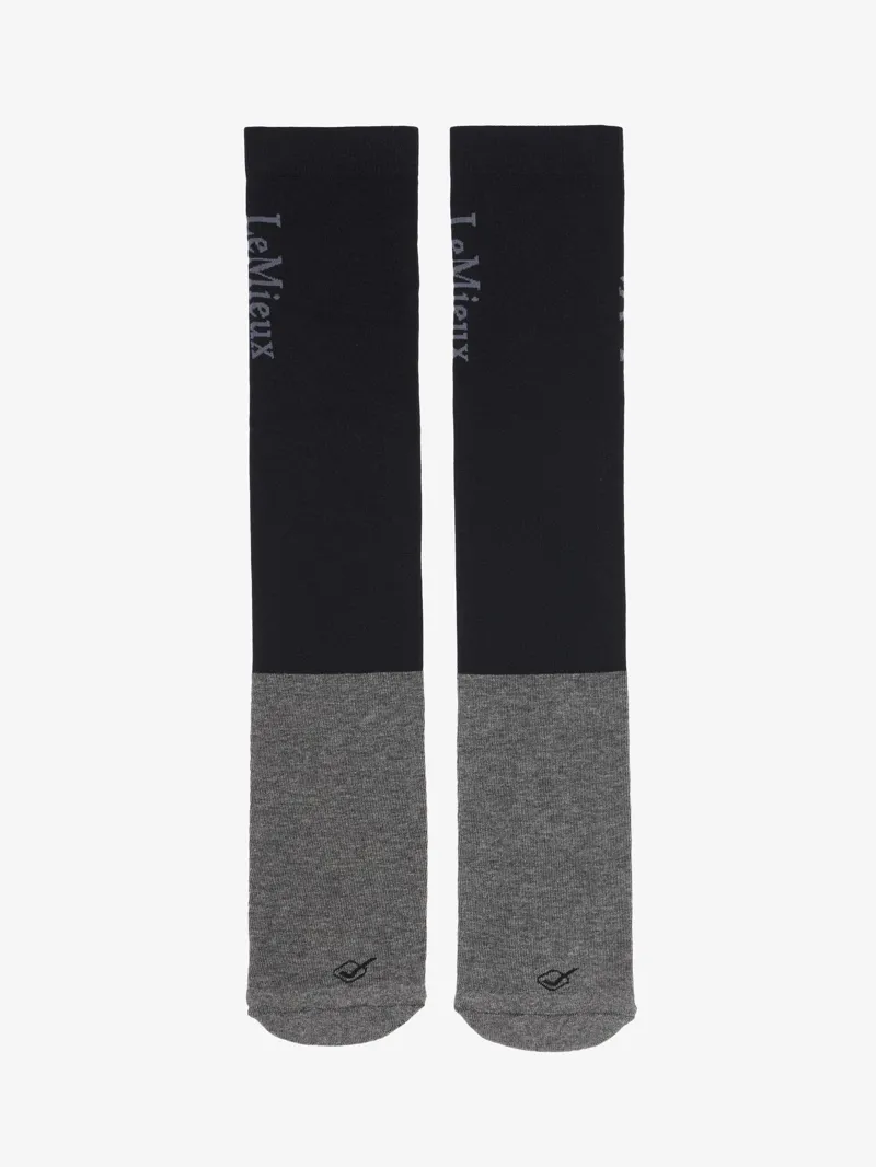 LeMieux Competition Socks 2 Pack - Black-1