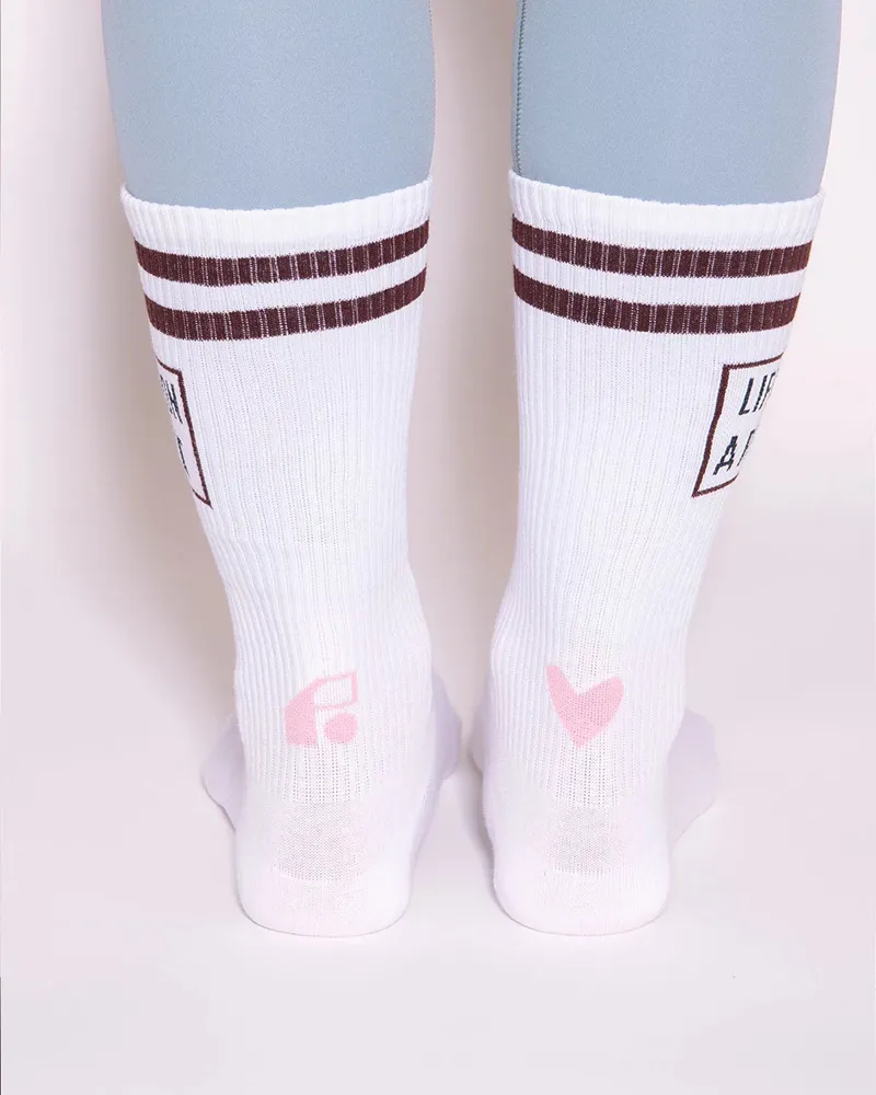 Redsware Life is a Ride Socks White-2