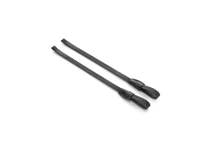 Equipe Mono Dressage Stirrup Leathers Black-1