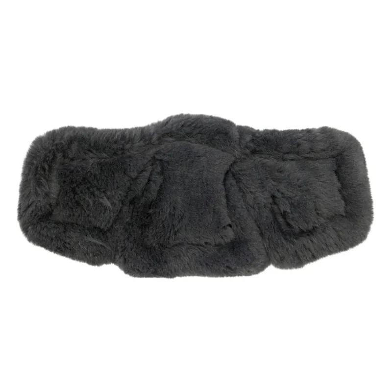 Stubben Equi-Soft Girth Pad  Anthracite/Black Lambswool