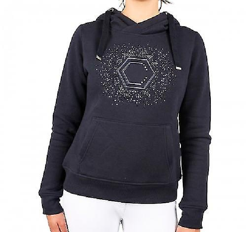 Coldstream Swanlaws Diamante Hoodie - Navy-3
