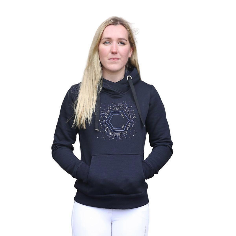 Coldstream Swanlaws Diamante Hoodie - Navy-1