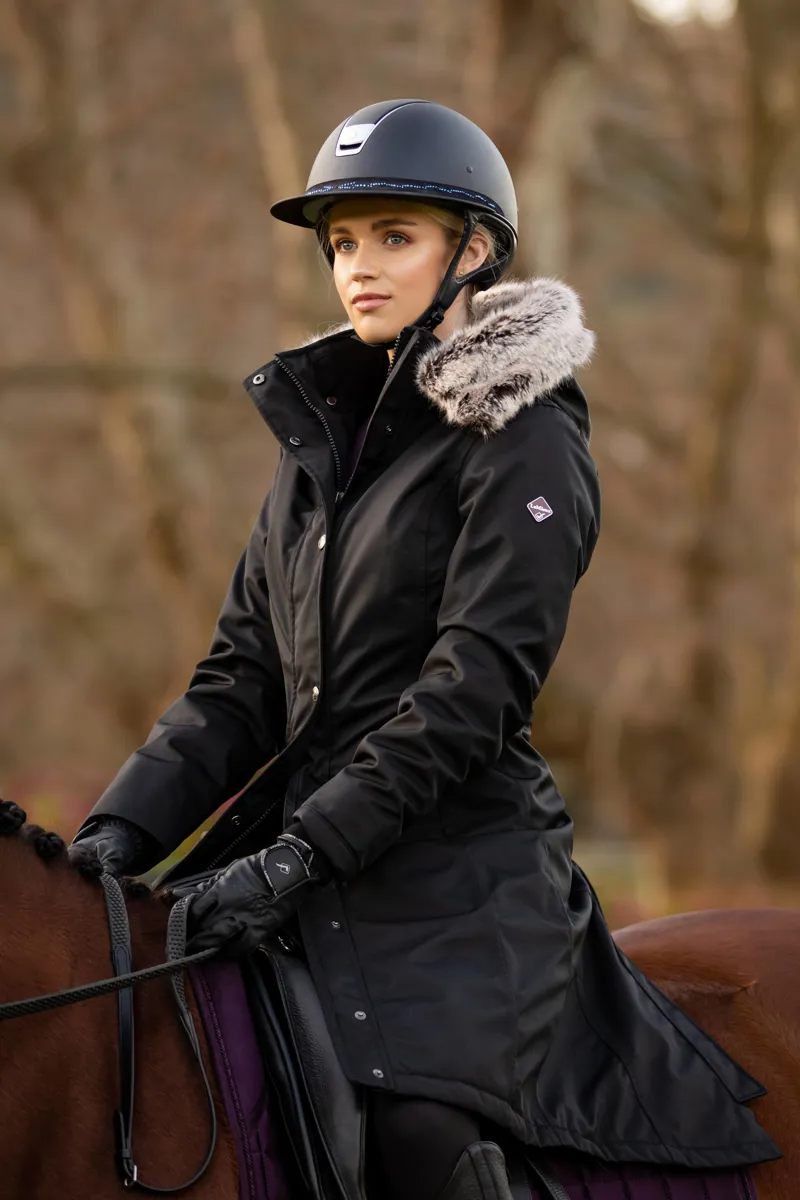 LeMieux Loire Waterproof Riding Coat - Black-2
