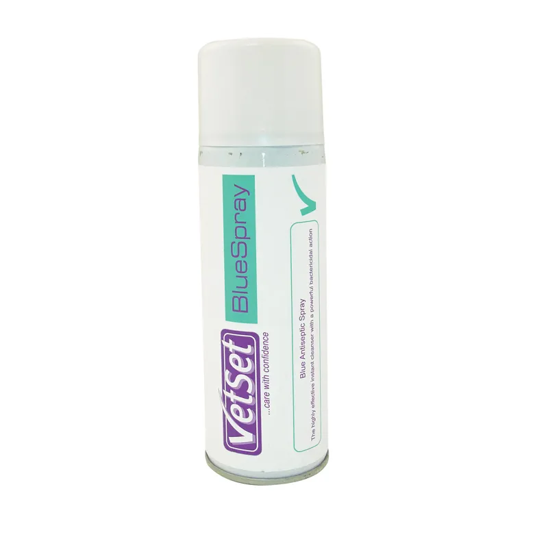 Vetset 250ml antiseptic BlueSpray