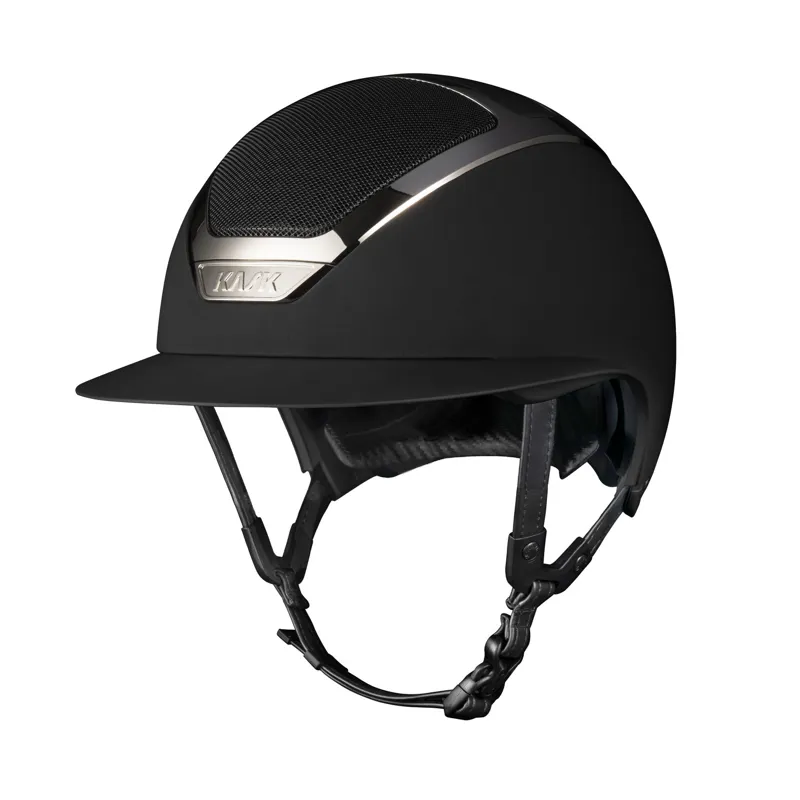 Kask Star Lady Chrome Riding Helmet- Black/Silver