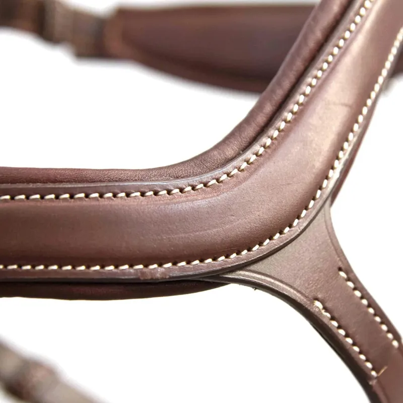 Antares Precision Y Noseband Bridle - Brown-5