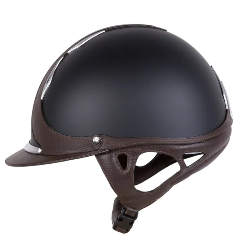 Antares Reference Riding Helmet - Black/Brown-4
