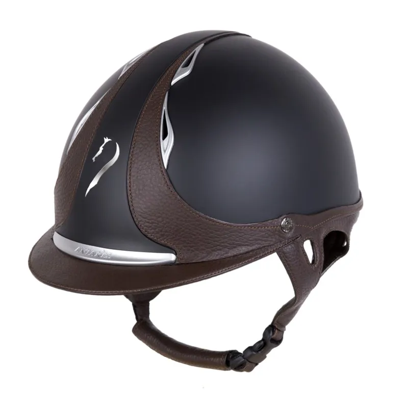 Antares Reference Riding Helmet - Black/Brown