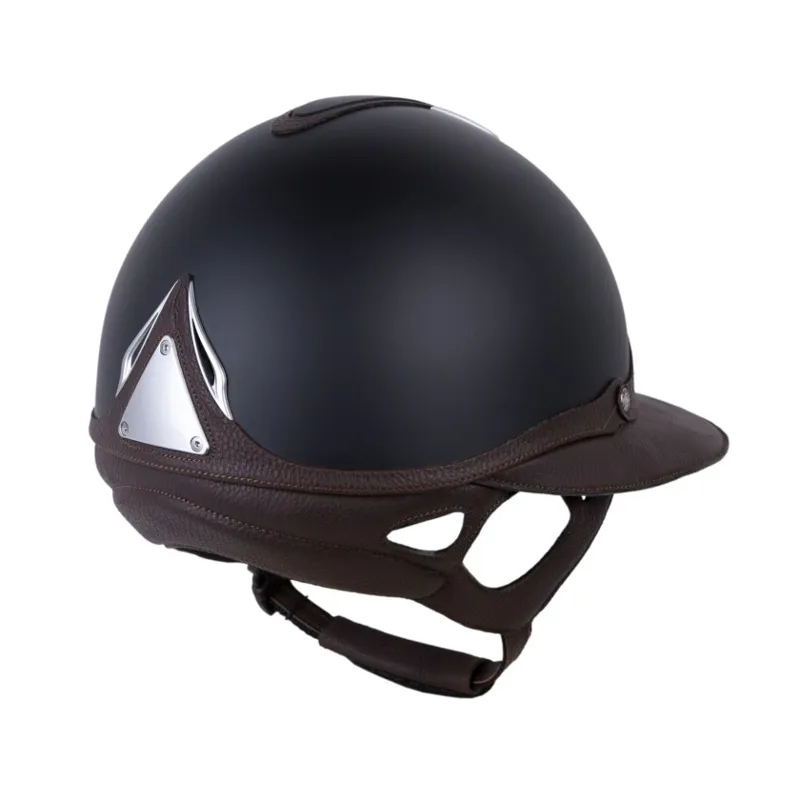 Antares Reference Strass Eclipse Riding Helmet - Black/Brown-3