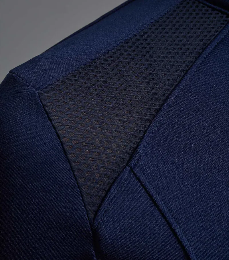 Remisa Ladies Technical Short Sleeve Riding Top / Navy uk-5