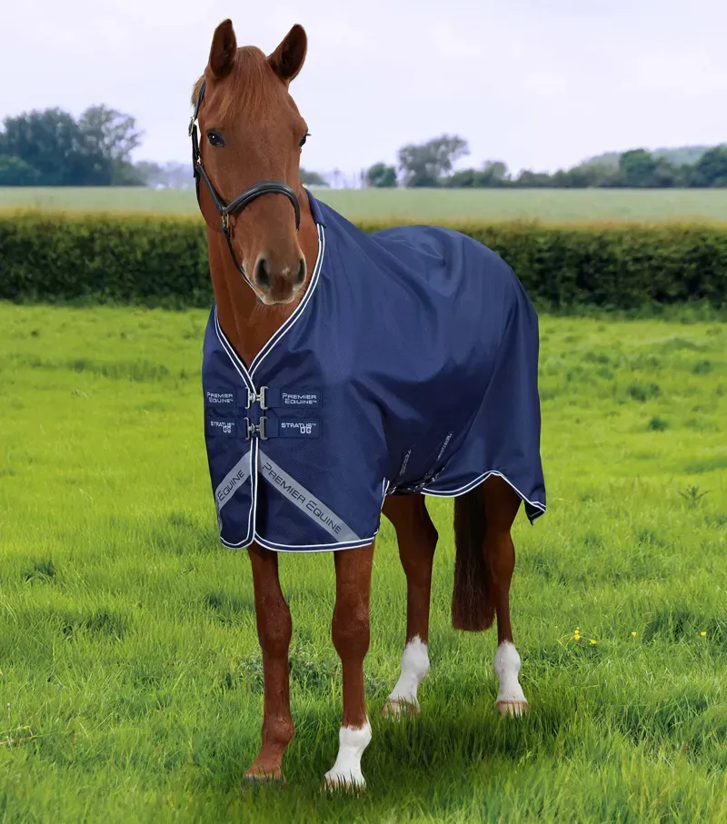 Premier Equine Stratus 600D Series 0g Original Turnout Rug in Navy