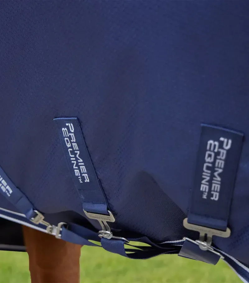 Premier Equine Stratus 600D Series 0g Original Turnout Rug in Navy-3