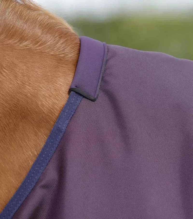 Titan 200g Turnout Rug With Snug-Fit Neck Cover / Purple-3