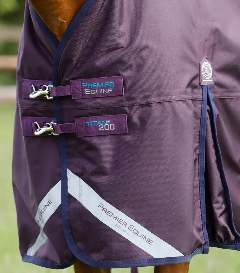 Titan 200g Original Turnout Rug / Purple-2
