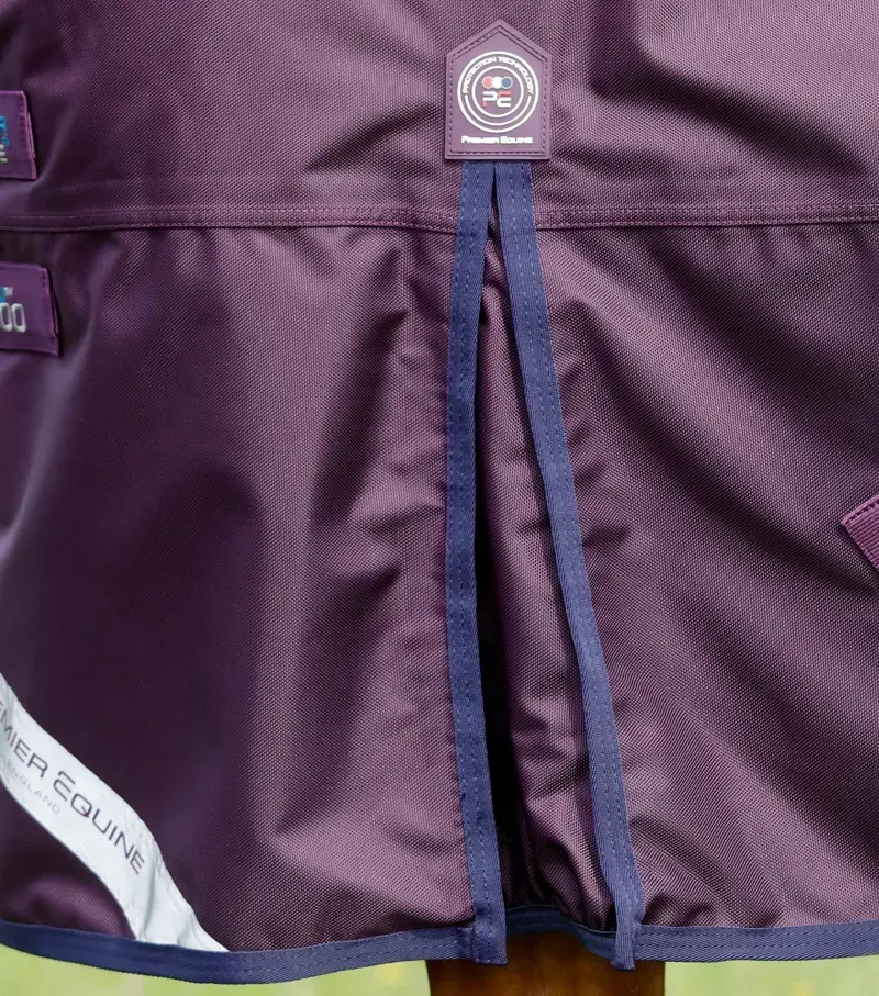 Titan 200g Turnout Rug With Snug-Fit Neck Cover / Purple-1