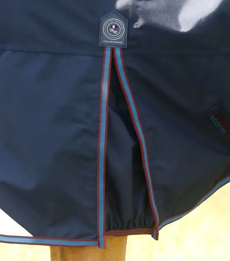 Titan Storm 200g Combo Turnout Rug With Snug Fit Neck / Navy-2