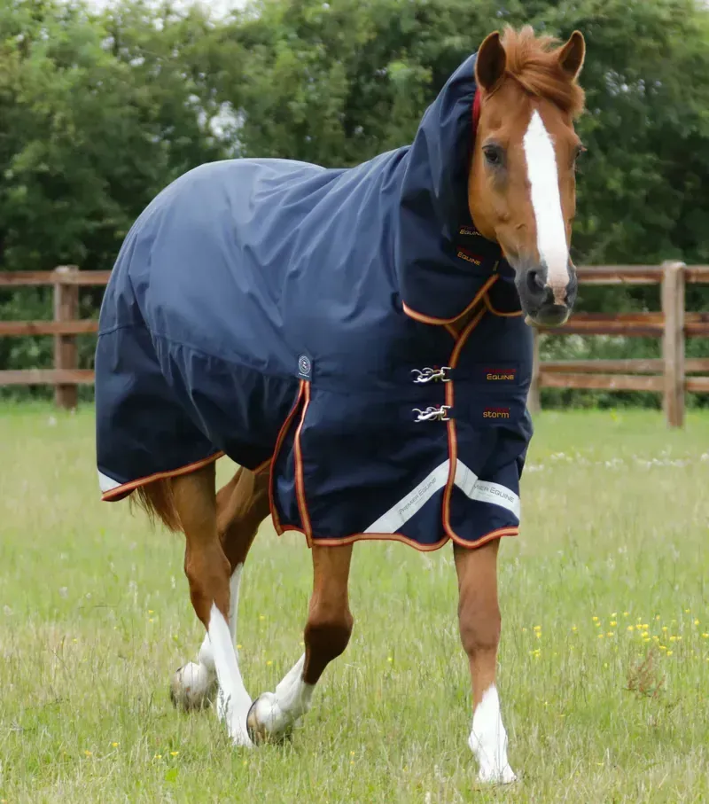 Titan Trio Complete 4 In 1 Turnout Rug / Navy