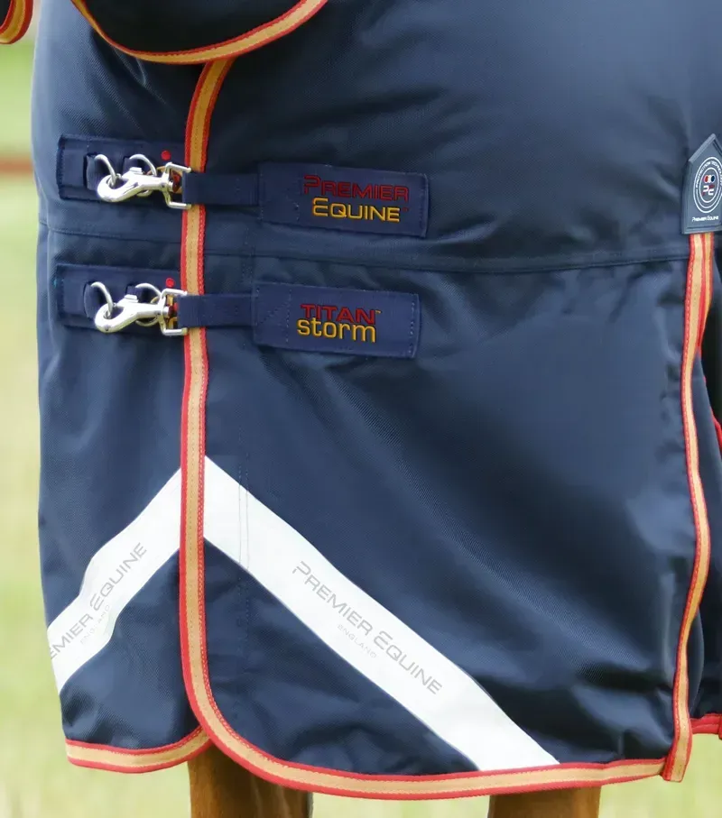 Titan Trio Complete 4 In 1 Turnout Rug / Navy-2