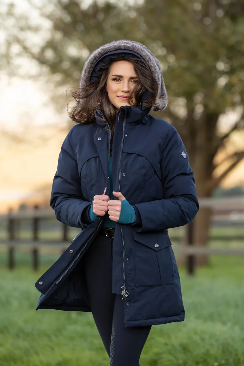 LeMieux Storm Coat - Navy-2