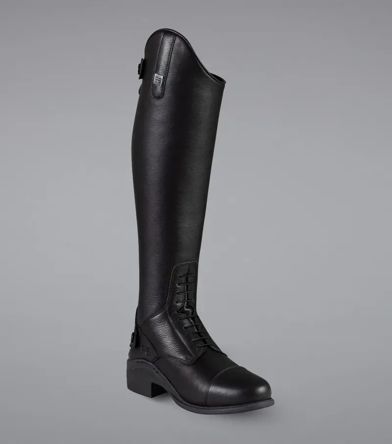 Vallardi Ladies Leather Field Tall Riding Boot - Black